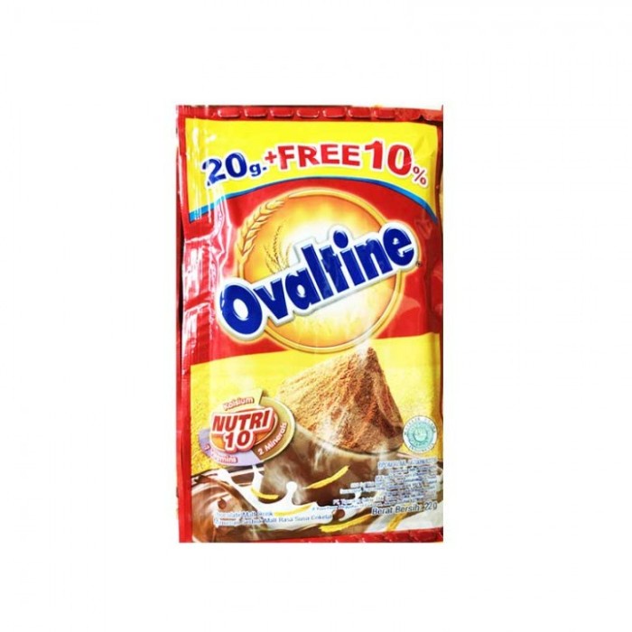 

Ovaltine 1 renceng (10 sachet @22 gram)