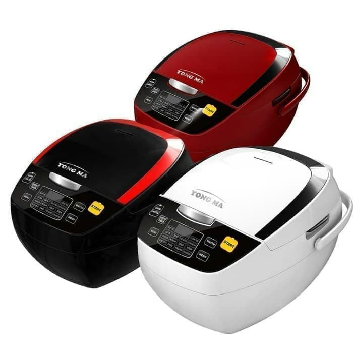 Rice Cooker / Magic Com Digital YONGMA YMC 801 Merah Kapasitas 2 Liter