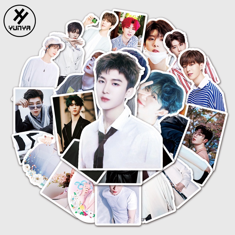 Zhang Lehua chitsu pingcha Fan Chengcheng pribadi DIY grafiti stiker laptop kulkas mobil dekoratif s