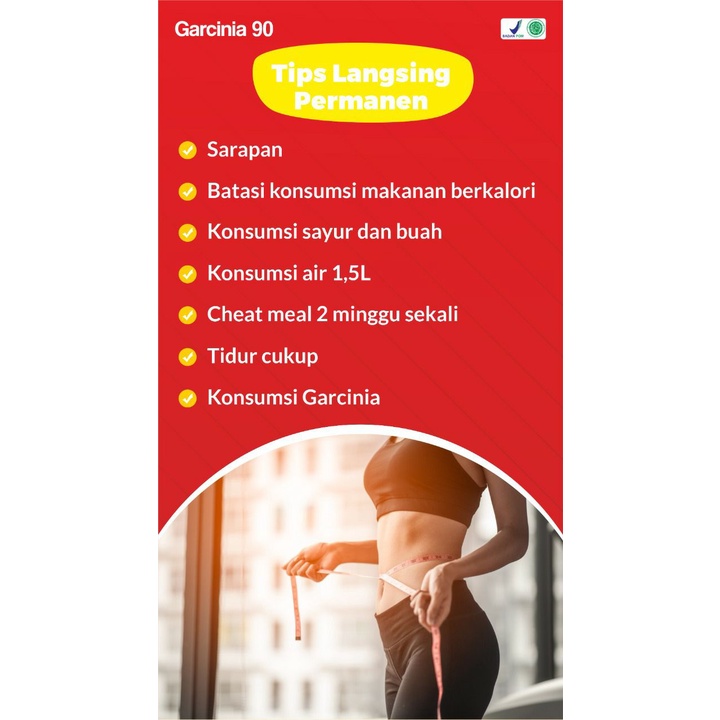 Herbal Garcinia 90 Merengurangi Lemak Tubuh Turunkan Berat Badan Atur Gula Darah Cegah Kank Isi 60 Kapsul