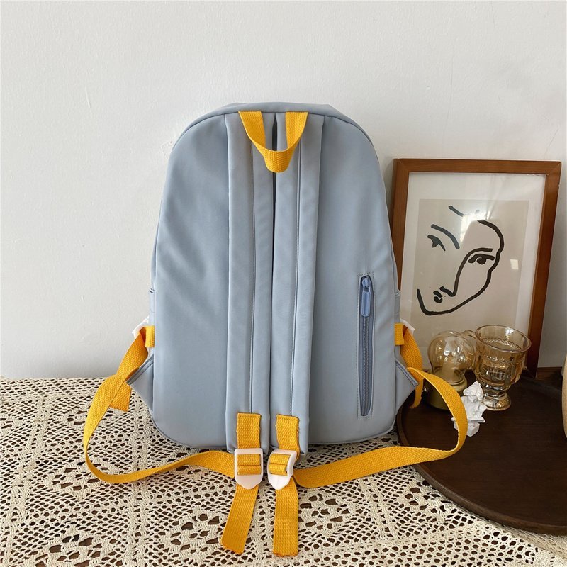 WYK130 Tas Ransel Wanita Pria Twin Colour Sekolah Kuliah Backpack School Impor TKM