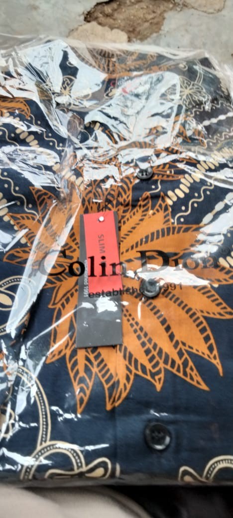 Kemeja Batik Pria / Baju Batik Pria Ada Kantong Lbl 316