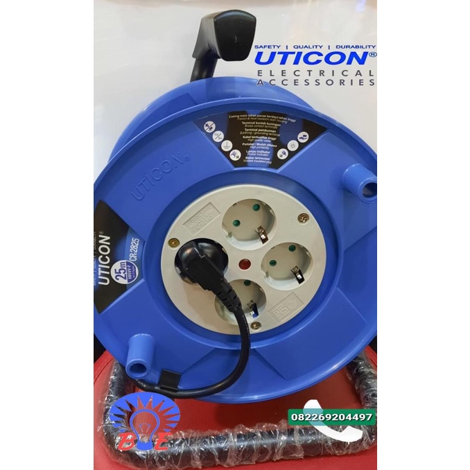 Kabel Roll 25m UTICON / Kabel Gulung 25 Meter CR2825