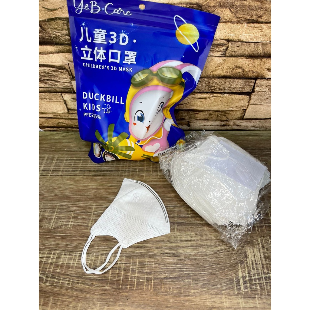 Masker Duckbill Anak DB Anak Jempol Warna 3 PLY 1 box 50