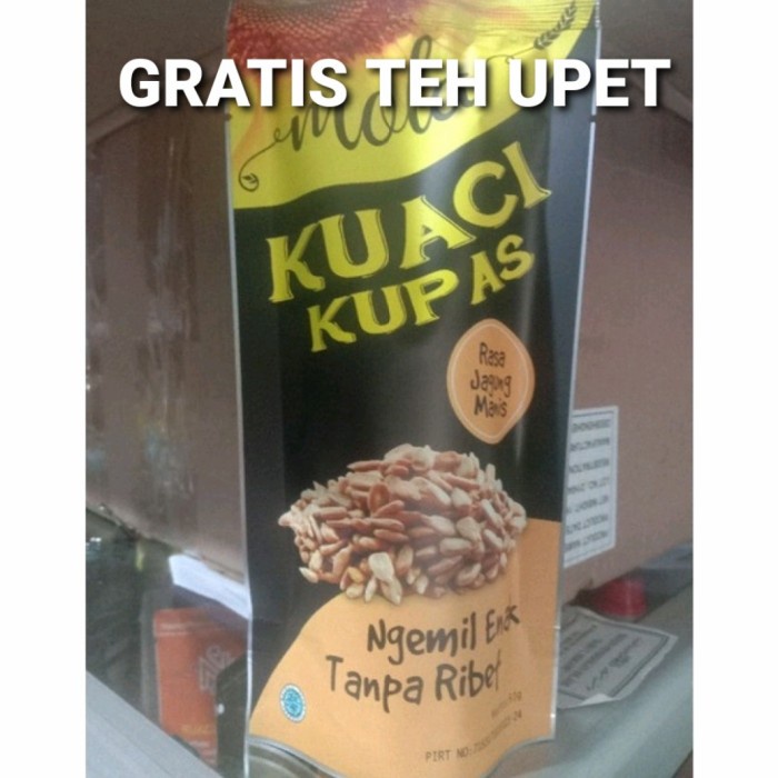 

PROMO kuaci kupas rasa jagung manis GRATIS TEH UPET