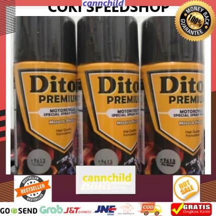 [Bisa COD] DITON CAT MOTOR 9613 ALU SILVER VELG MOTOR PREMIUM Termurah