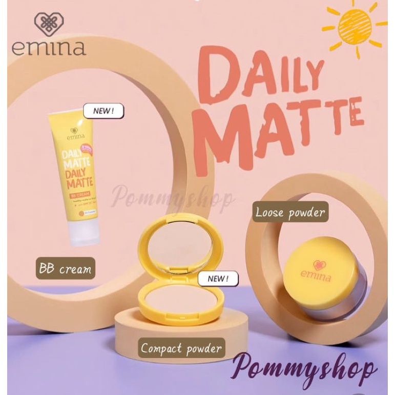 Emina Daily Matte Series | BB Cream | Loose Powder | Compact Powder