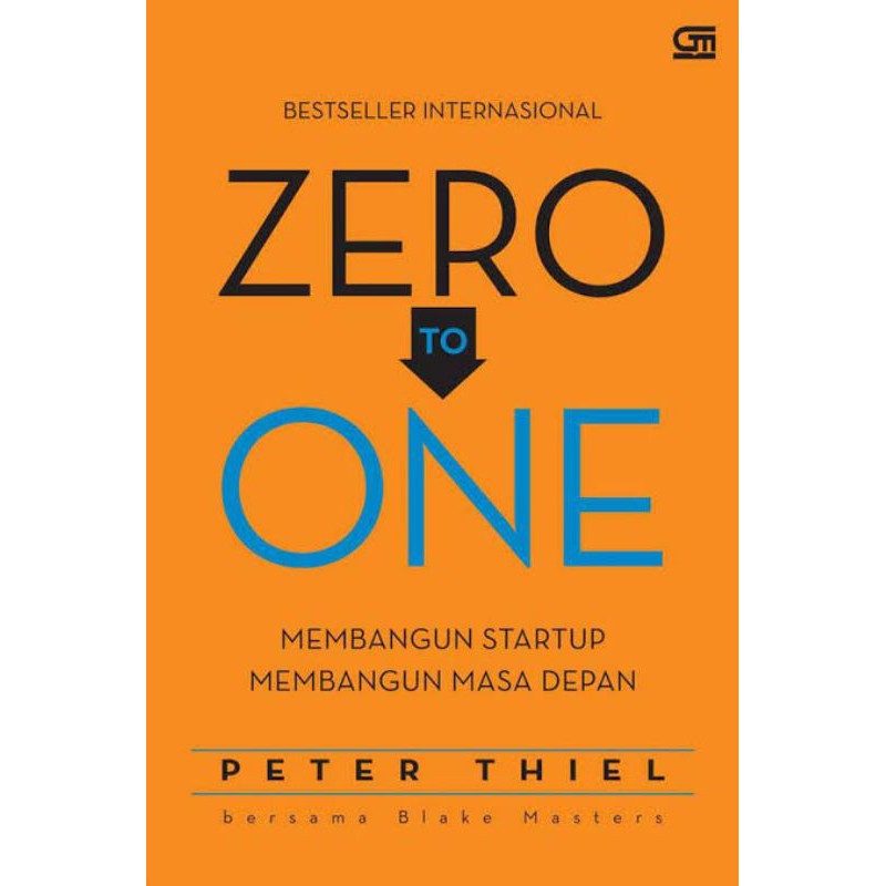 

Zero To One Oleh Peter Thiel + BOOKMARK MAGNET KECIL NEGARA
