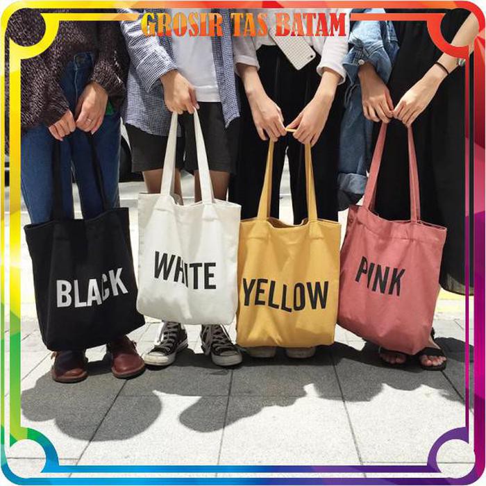 

lidya_viani W055 Tas Tote Bag Wanita Simple Elegan Shoulderbag Totebag Import