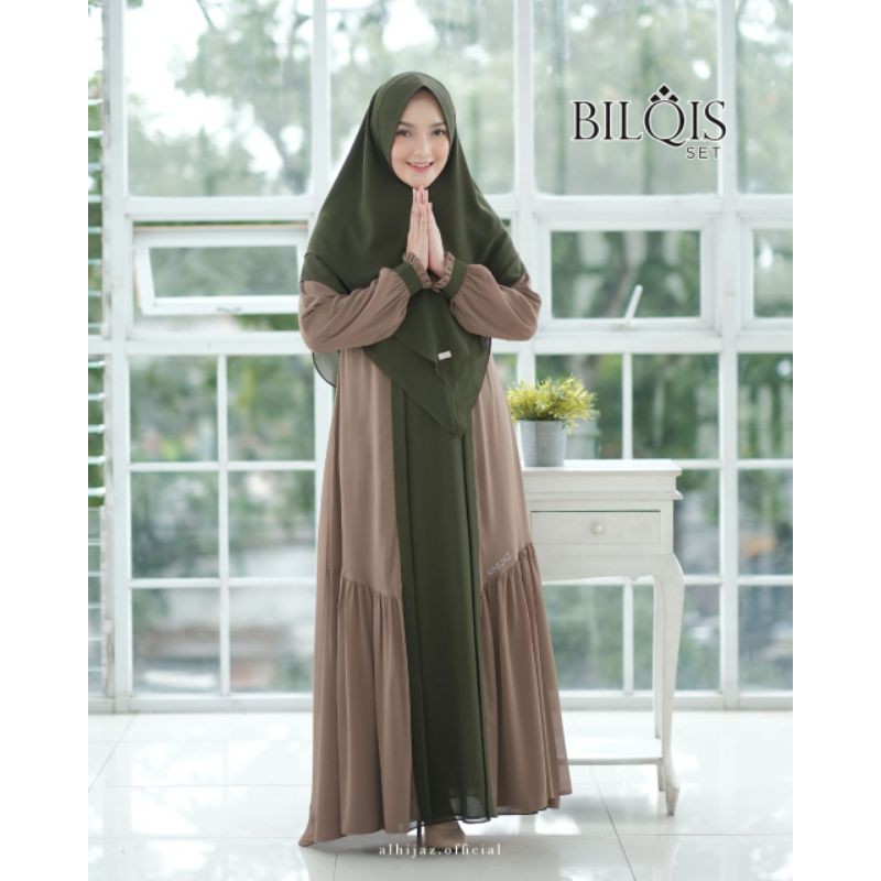 BILQIS SET GAMIS SYARI ORI ALHIJAZ GAMIS BRANDED