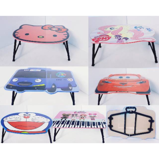 MEJA BELAJAR ANAK KARAKTER LIPAT KAKI KARBON PVC FULL MEJA BELAJAR ANAK KARAKTER LIPAT KAKI KARBON PVC FULL