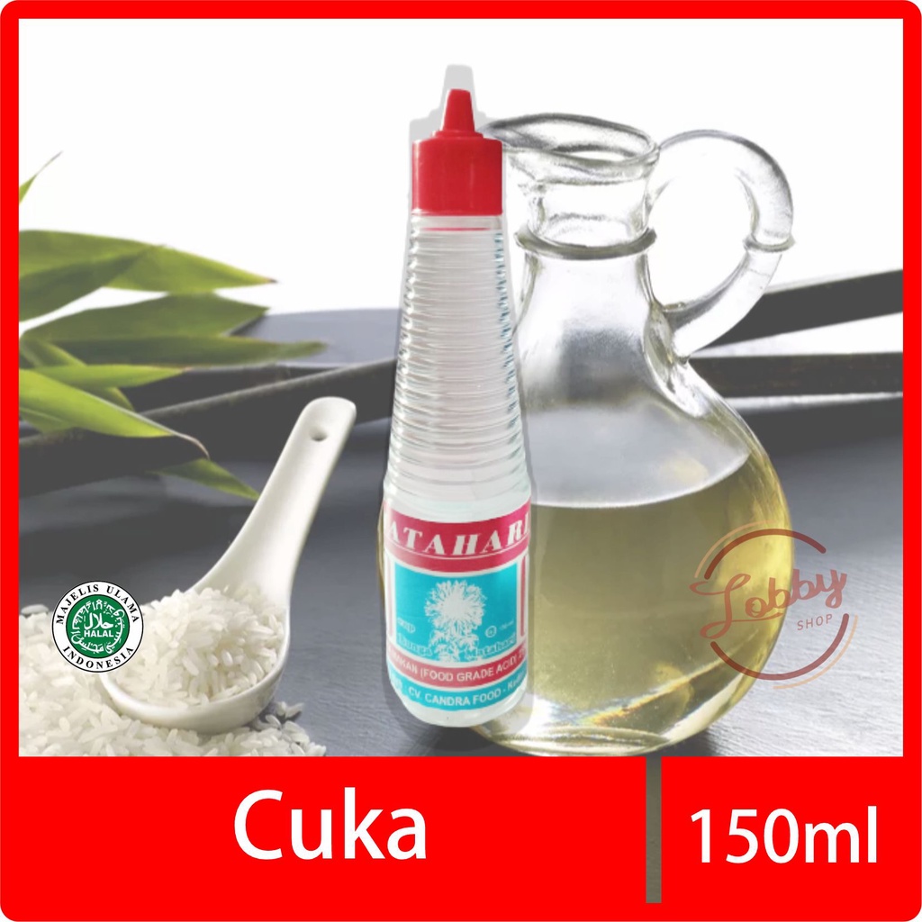 

Cuka organik Cap Matahari Kemasan 150ml non MSG Asam cuka makan