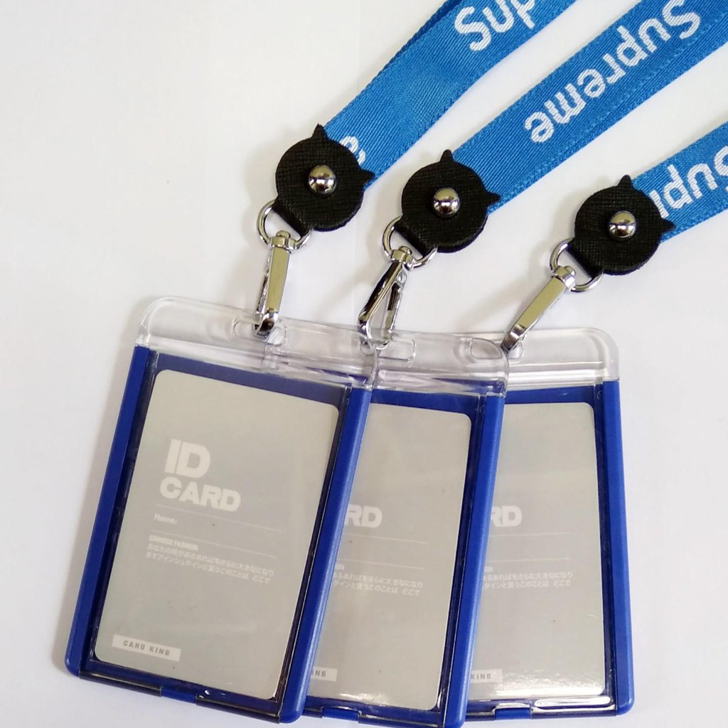 Name tag ID CARD HOLDER Supreme ACRYLIC / GANTUNGAN NAMA