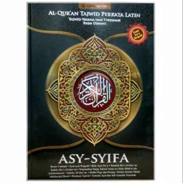 AL QURAN ASY SYIFA A4 LATIN PER KATA BESAR OLEH OLEH HAJI DAN UMROH REGULER