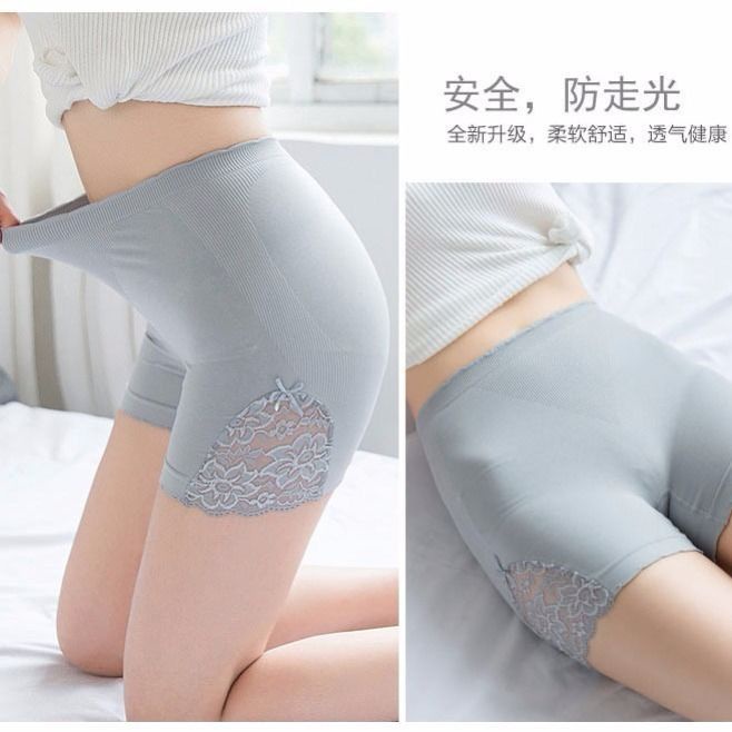 Celana Pendek Dalaman Wanita Motif Bunga Renda Legging ShortPants Import