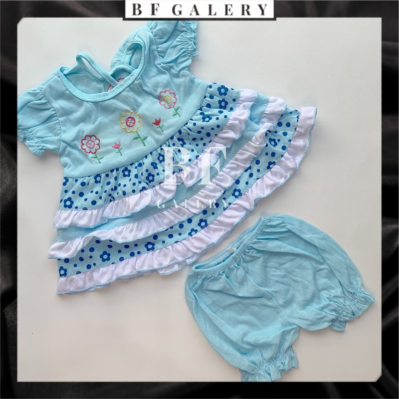 BFC002 Setelan Baju Anak Bayi Usia 0-2Tahun Gambar Set Baju Anak Perempuan Lucu AllSIZE