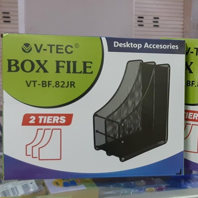 

Office & Stationery | Document Organizer | Box File Besi Jaring/Magazine Case 2 Sap/Tiers V-Tec Vt-Bf.82Jr | Best Seller