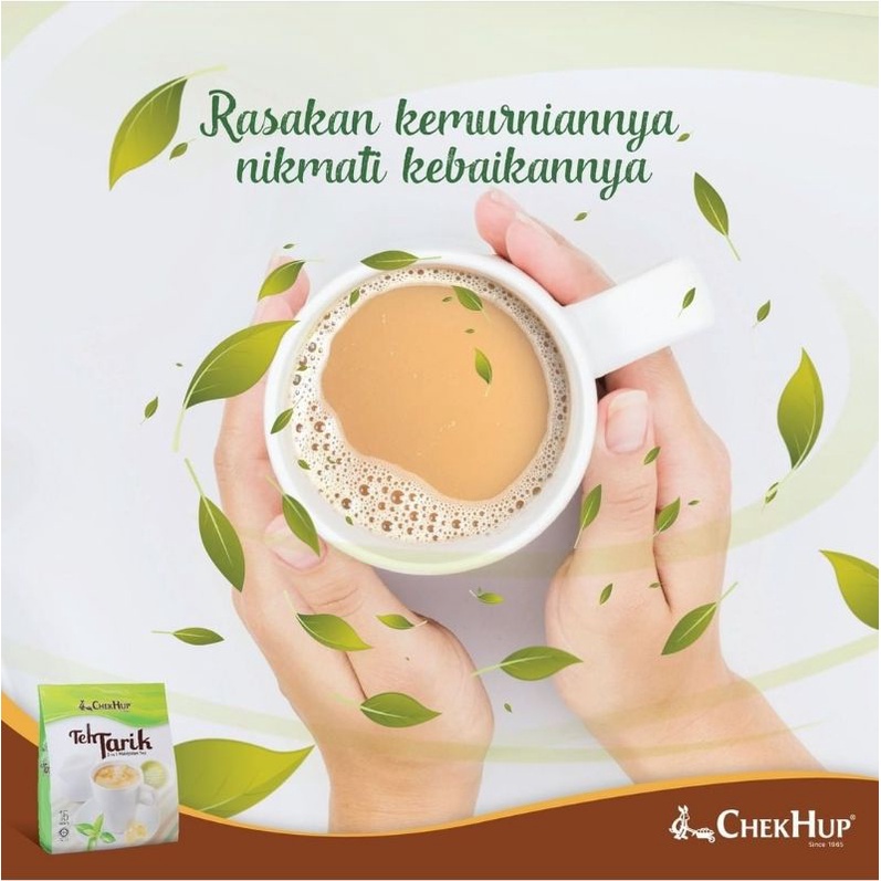 Chek Check Hup Chekhup White Coffee Ipoh Rich Kopi 3 in 1 / White Coffee 2 in 1 / Teh Tarik / Coklat Kokoo Instant Halal