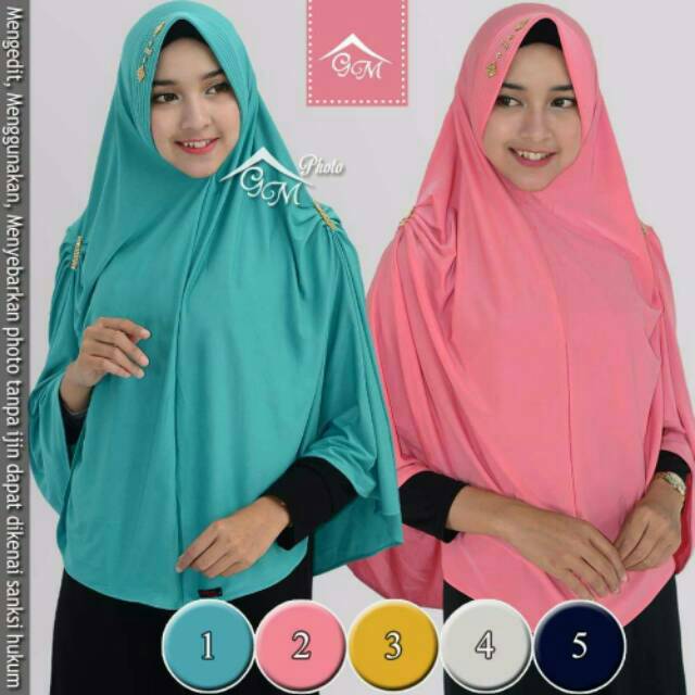 Caroline Swarovsky Jilbab / Hijab Jumbo Syari