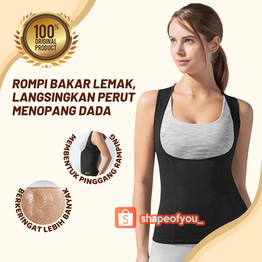 Korset Pelangsing Hotshaper Ori / Pembakar Lemak Badan Perut Buncit Tubuh Wanita Termurah Premium