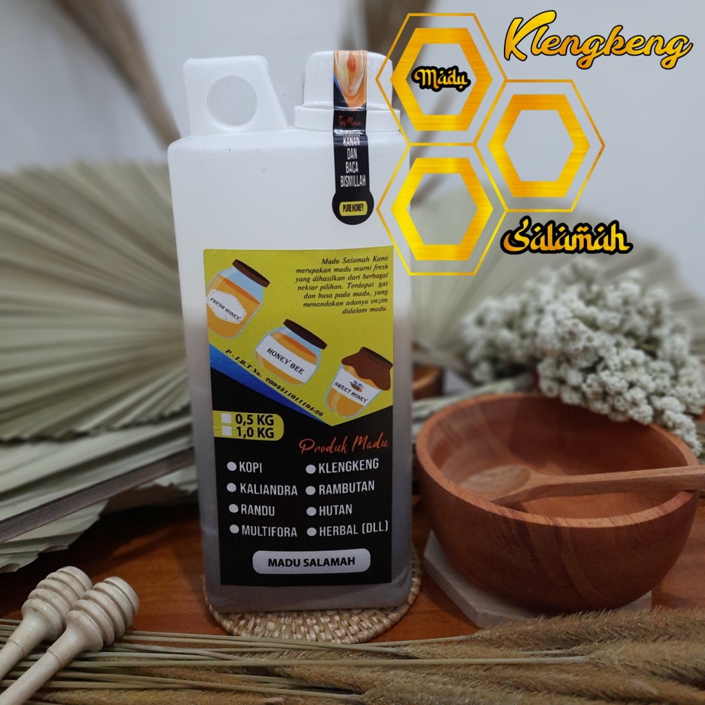 

Madu Klengkeng | kelengkeng Premium Murni dari Lebah tanpa Campuran dengan kemasan 500 gram dan 1 kg