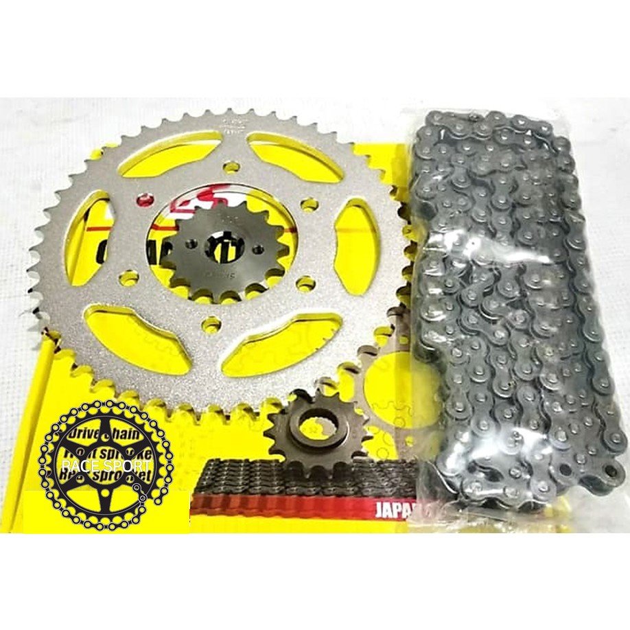 Jual GEARSET SSS GL PRO GIR SET SSS HONDA GL PRO 428 FULLSET RANTAI