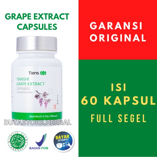 Jual TIENS Grape Extract Capsule (1 Botol/60 Kapsul) | Shopee Indonesia