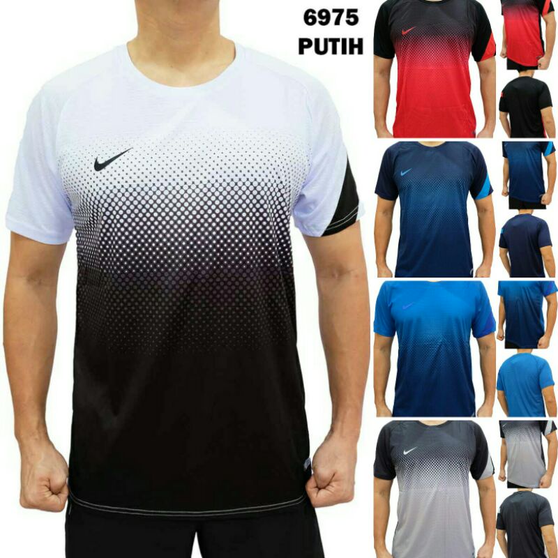 KAOS OLAHRAGA NIKE 6975 - KAOS OLAHRAGA PRIA - KAOS GOWES - KAOS LARI - KAOS HIKING - TRAINING BADMI
