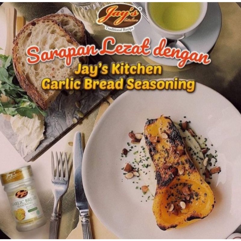 jays kitchen garlic bread seasoning 85gr