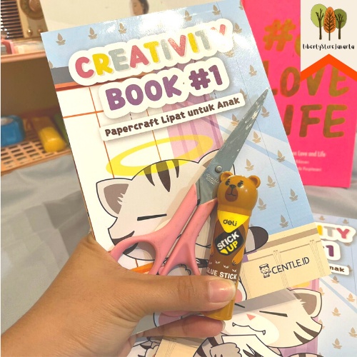 

HJK Buku Origami Centle.id Volume 1 Bentuk Makanan Minuman Kartun Papercraft Book Buku Lipat Bentuk