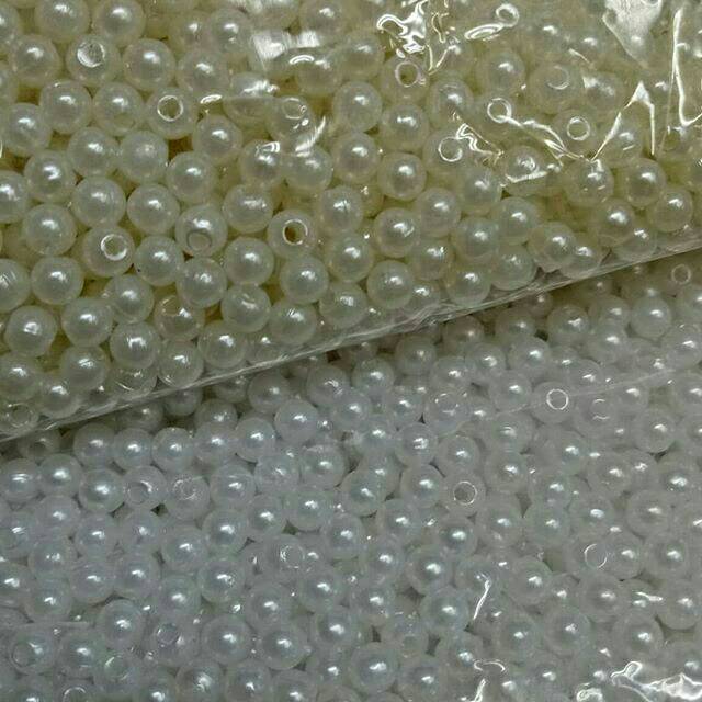 50 gram atau 1/2ons 4mm mutiara semi jepang
