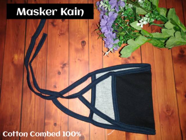 MASKER KAIN COTTON COMBED 30S EARLOOP &amp; HEADLOOP&amp;MASKER KATUN