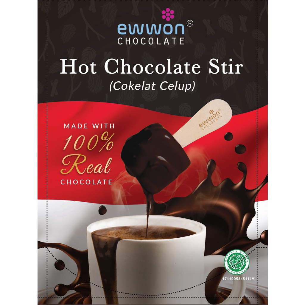 

Ewwon Minuman Cokelat Celup Extra Dark 60 gr