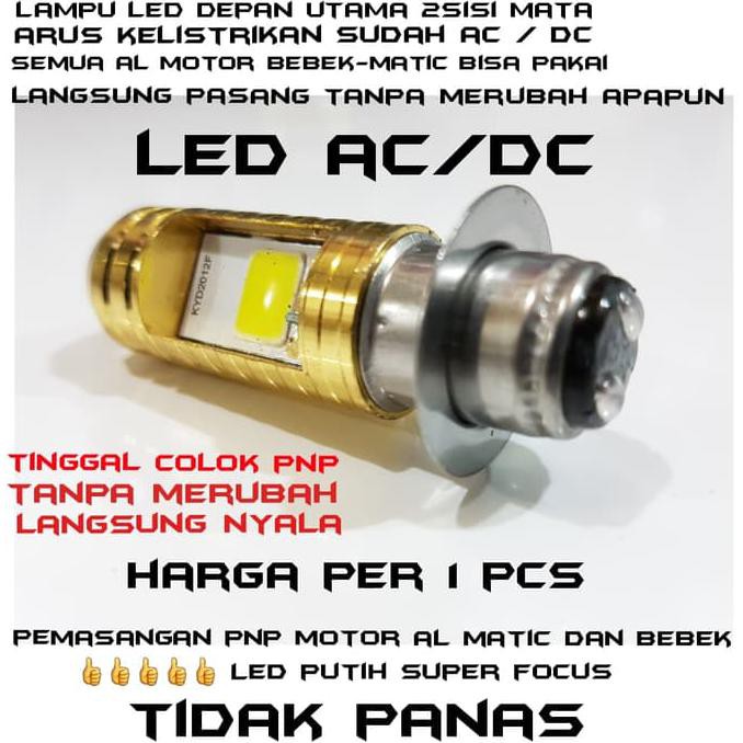 Lampu Depan Led-Bolam Depan Led Mio-Mio Soul-Mio J-Mio M3-Mio Z-Mio Gt Termurah 2019