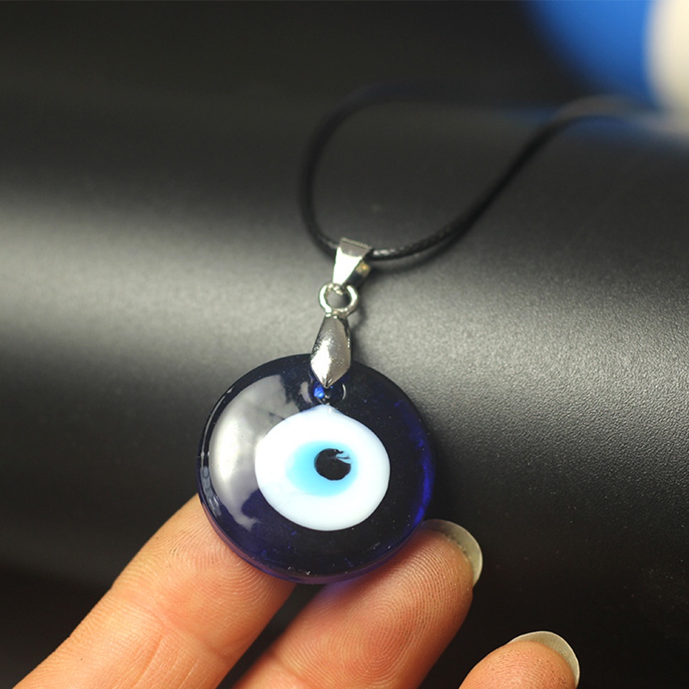 【COD Tangding】Turkish Blue Evil Eyes Charm Pendant Necklace Creative Fashion Jewelry