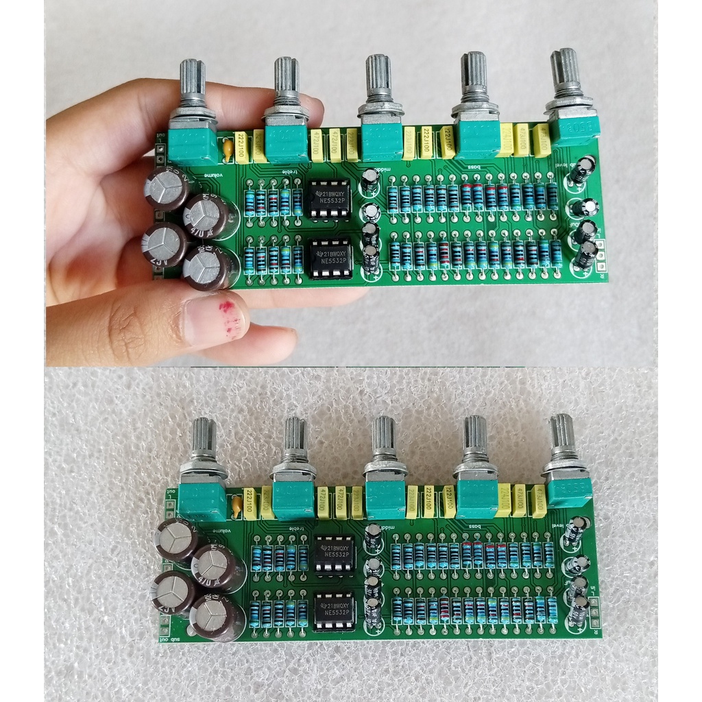 Modul 2.1 ne5532 Stereo Tone Control Plus Middle Dan Subwoofer