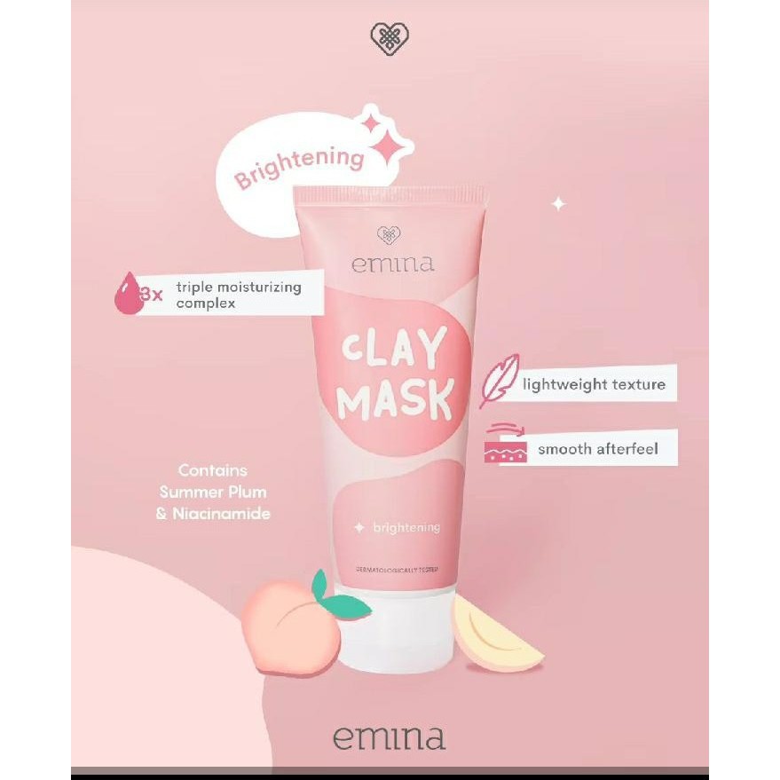 EMINA CLAY MASK BRIGHTENING - 60ML