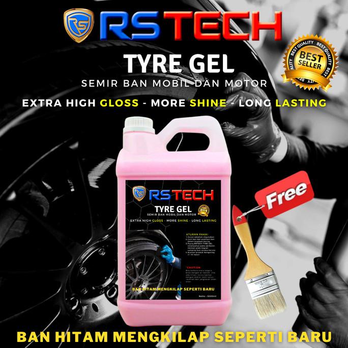 Semir Penghitam Pengkilap Ban Mobil Motor 5 Liter Tire Polish No Kit