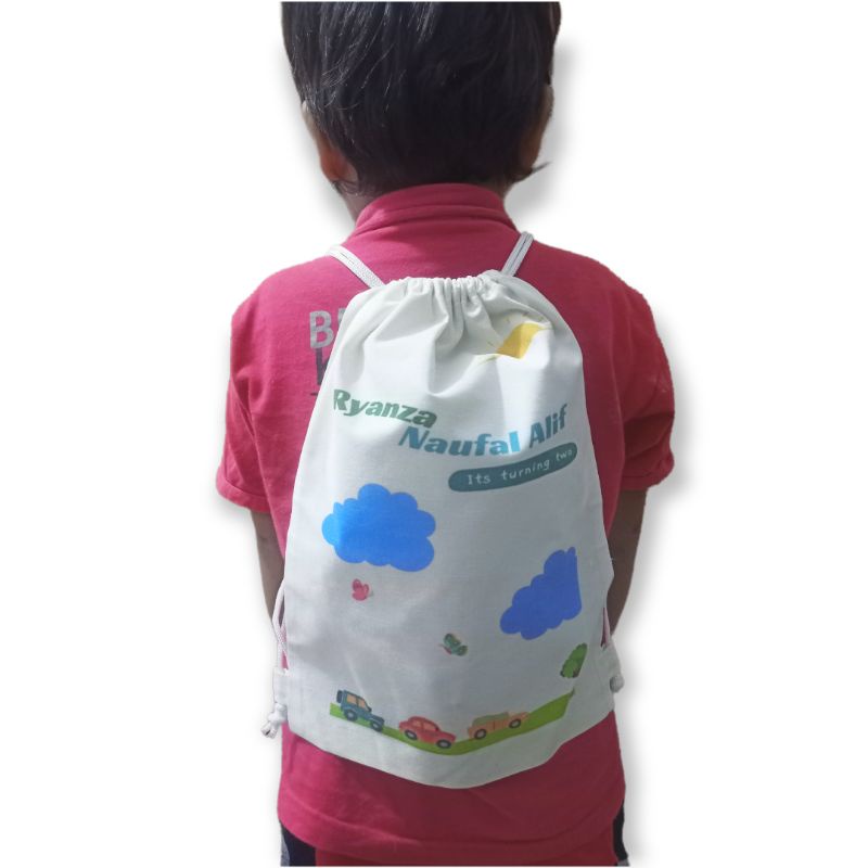 RANSEL BLACU SABLON/TAS SERUT RANSEL SABLON/TAS PUNGGUNG ANAK/KANTONG SERUT BLACU/TAS SERUT BELACO