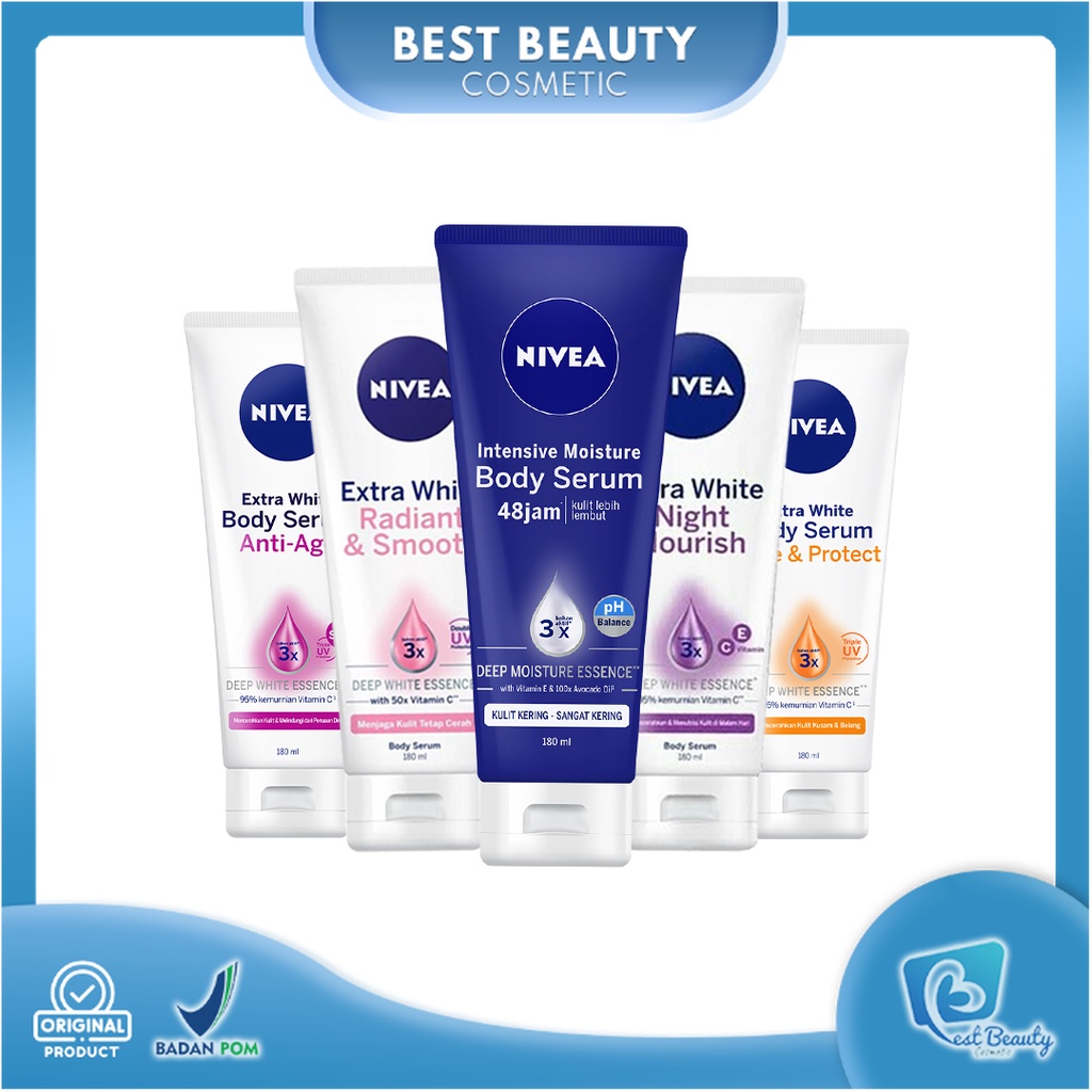 ★ BB ★ NIVEA Body Serum Extra White 70ml - 180ml