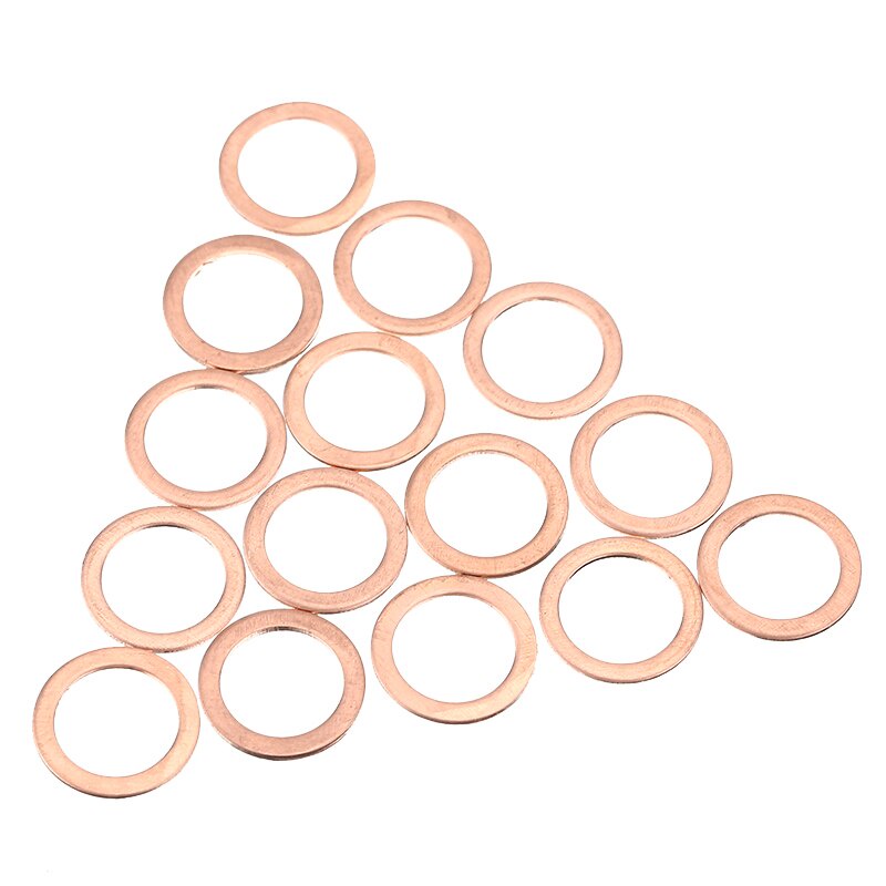 PROMO!!!!  Ring Baut Gasket Bolt &amp; Nut Flat Ring Seal Tembaga  - CINCIN Ring Tembaga 9mm 10mm 12mm 14mm 16mm 18mm Ring Tembaga Gasket Mur dan Baut Set Datar Seal Cincin tembaga - Ring gasket Tembaga Ring Plat