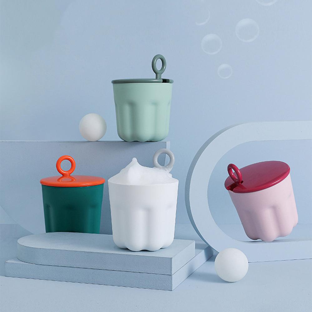 [Elegan] Foam Bubble Maker Cup Portable Alat Pembersih Wajah Tubuh Cuci Tubuh Shampoo Krim Pembersih Bubble Maker