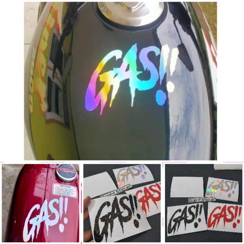 STICKER GAS CUTTING