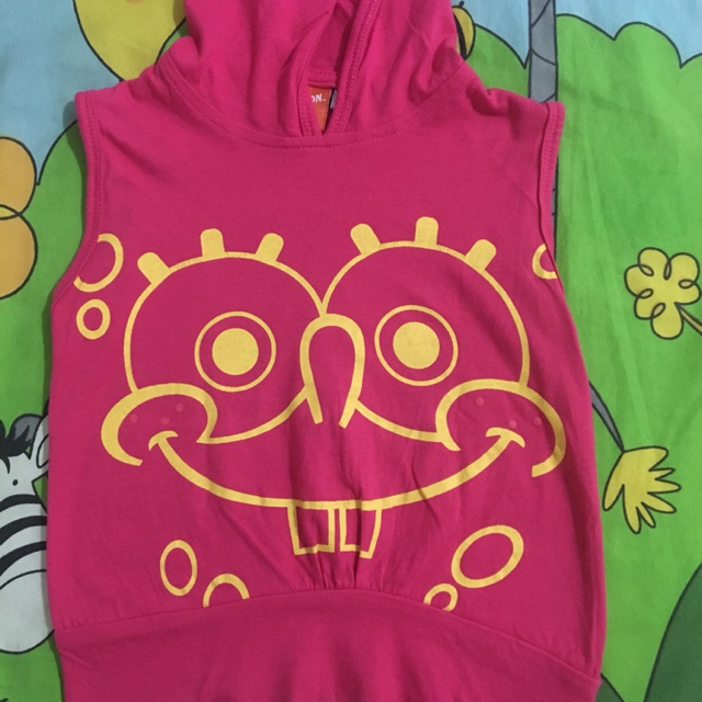 Preloved atasan hoodie Spongebob Nickelodeon