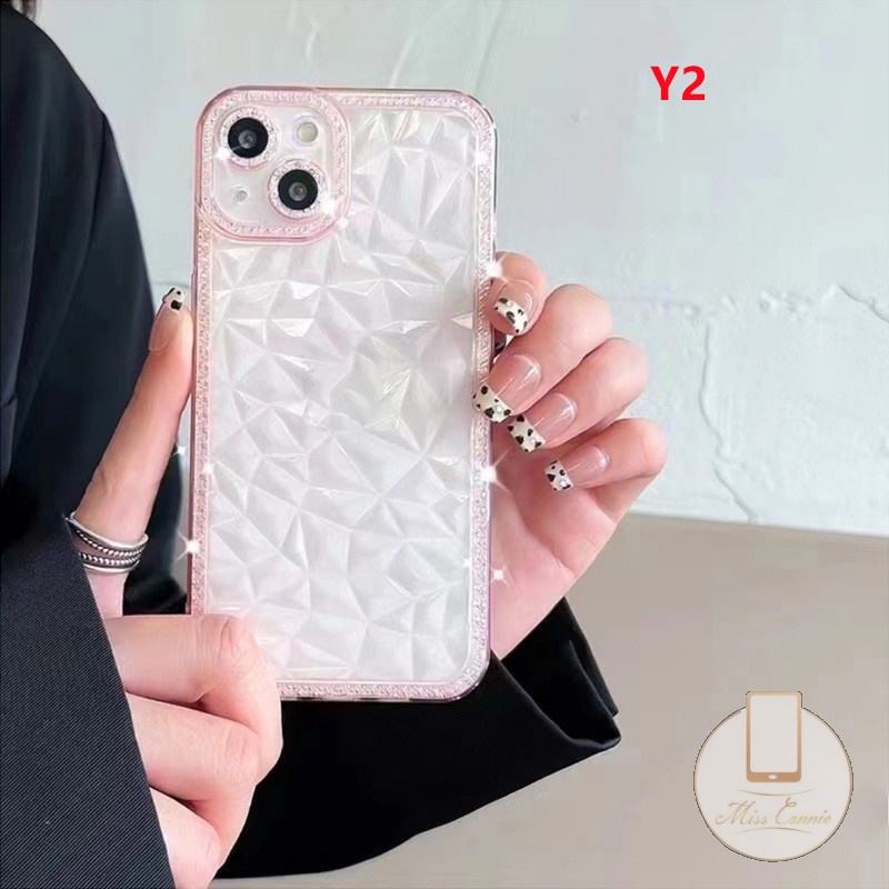 Soft Case TPU Transparan Glitter Berlian 3D Untuk IPhone 14 11 13 12 Pro Max 12Pro 14Pro 13Pro 11Pro Max 6 6s 7 8plus