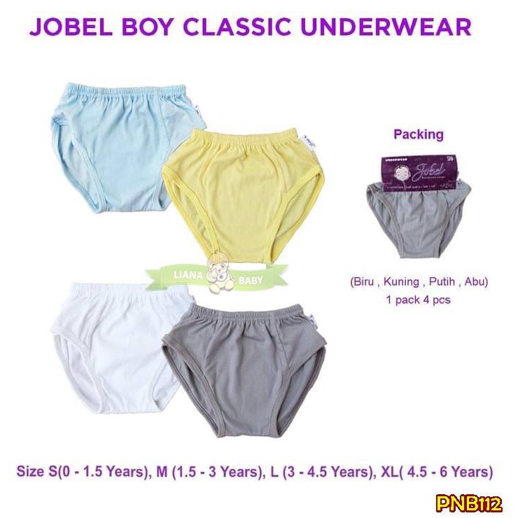 PNB112 CELANA DALAM KAZEL JOBEL BOY CLASSIC UNDERWEAR