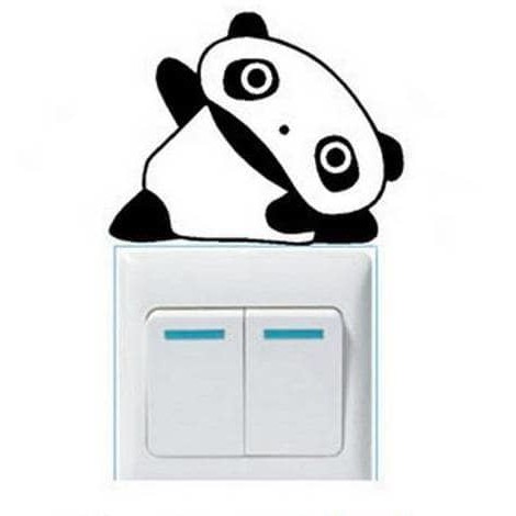 Wall Decal - Stiker Dinding Switch Button