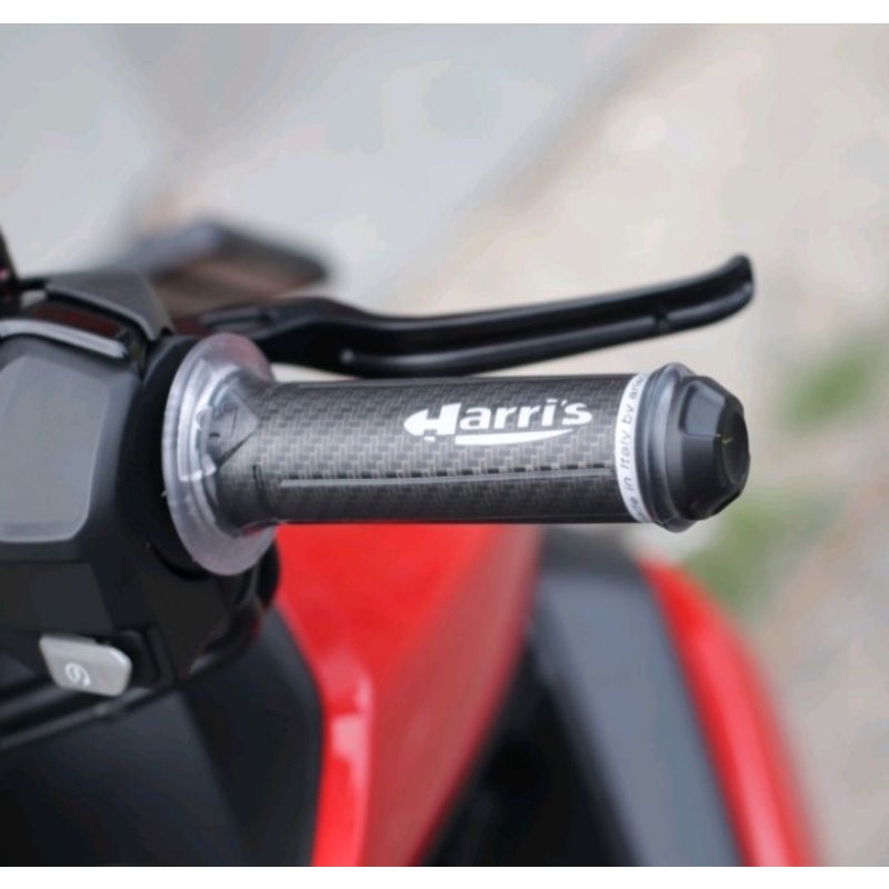 HAND GRIP GAS ORIGINAL HARRIS ITALY NMAX AEROX LEXY PCX ADV NINJA R RR 250 CB CB150 R15 VX GSX DILL