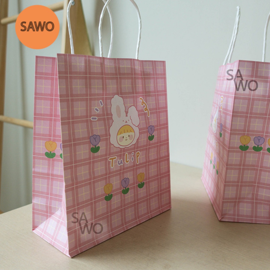 

Paper Bag Tuli Bunny Souvenir Kado Hadiah Gift Kantong Kertas