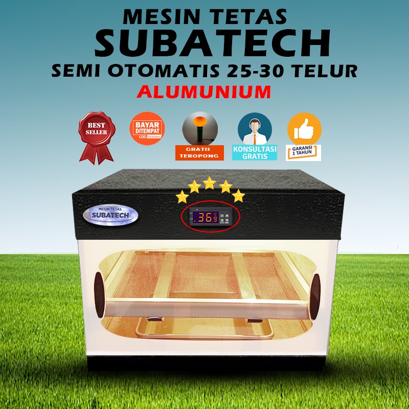 SUBATECH RG 30 Mesin Tetas Telur Semi Otomatis Penetas